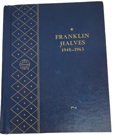 1948-1963 US Franklin Silver Halves Complete Set