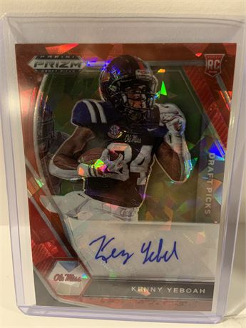 Kenny Yeboah Red Ice Auto Rookie 🔥