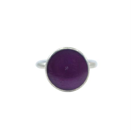 Sterling and Agate Artisan Hand Crafted Ring