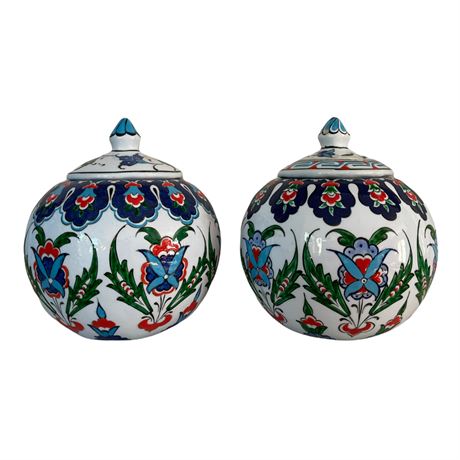 Altin Cini Kutahya Turkey Ceramic Canisters