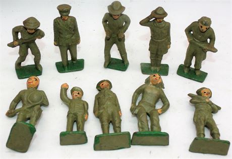 Lead toy soldiers