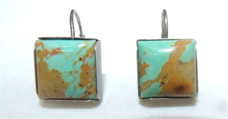 Sterling turquoise earrings