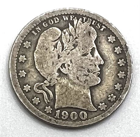 1900 O Silver Barber Half Dollar