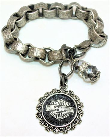 Harley Davidson bracelet & charms
