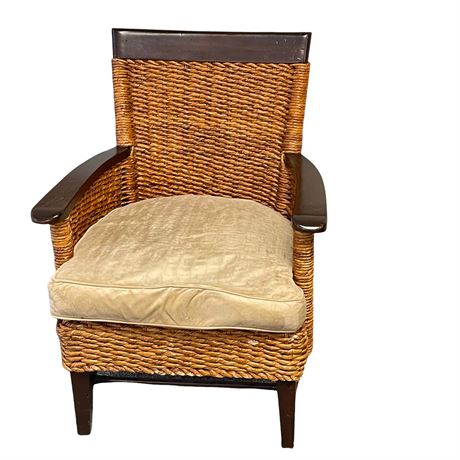 Ratan Wood Occasional Chair
