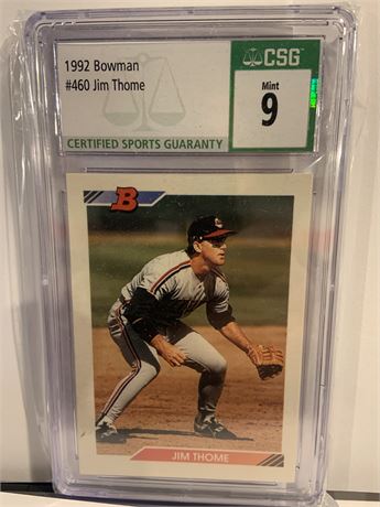 Jim Thome Graded Rookie 🔥