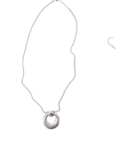 SIlver Tone Pendent Necklace