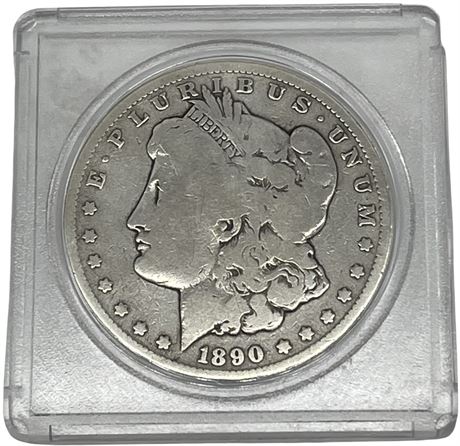 1890 CC (Carson City) US Morgan Silver Dollar Coin
