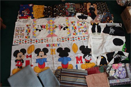 Mickey Mouse, Mario, Halloween Fabric and More