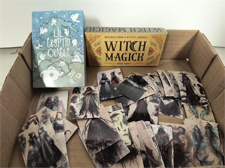 Oracle Magic Sticker Rust Belt Revival Online Auctions - Cryptid Oracle Cards/Witch Magic ...