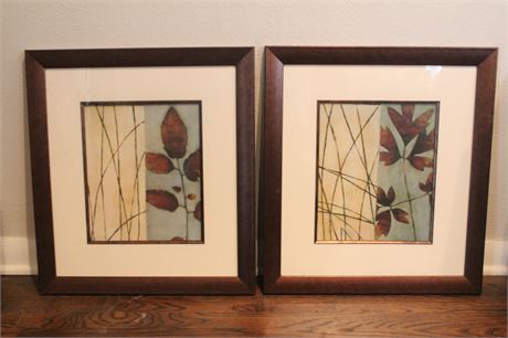 Framed Leaf Prints