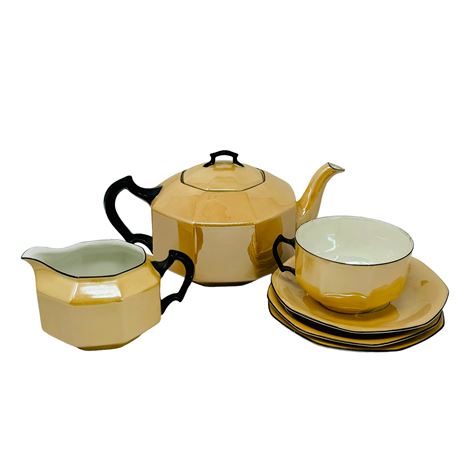 Germany Lusterware Tea Set Pieces