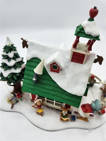 Disney "The Little Red School House" Lighted House
