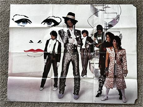 Original Prince and the Revolution Purple Rain Album Poster