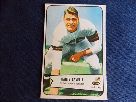 1954 Bowman #111 Dante Lavelli, Cleveland Browns