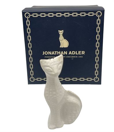 Original Jonathan Adler Porcelain Cat Ornament (w/ Box)