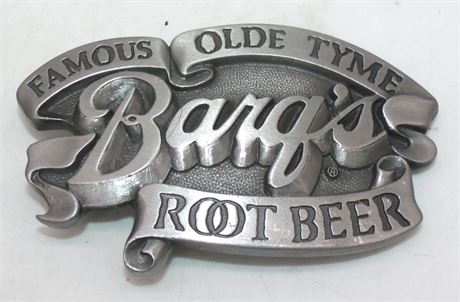 Barq's Rootbeer belt buckle
