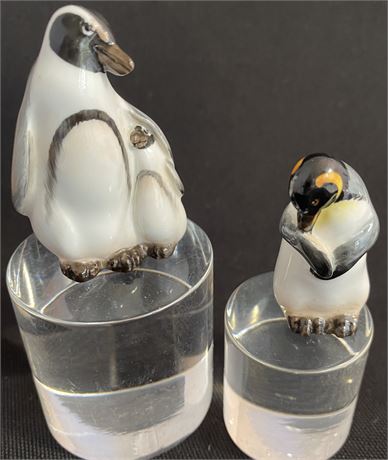 Royal Doulton Adult and Baby Penguin's