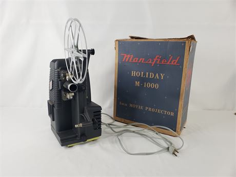 Mansfield Holiday M-1000 8mm Movie Projector
