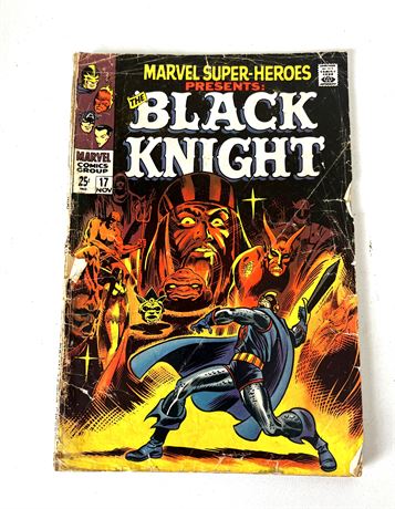 Nov. 1968 Vol. 1 #17 Marvel Comics "THE BLACK KNIGHT" Comic Rare