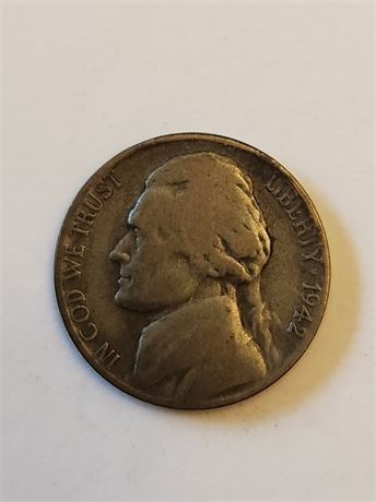 1942 Wartime Silver Jefferson Nickel