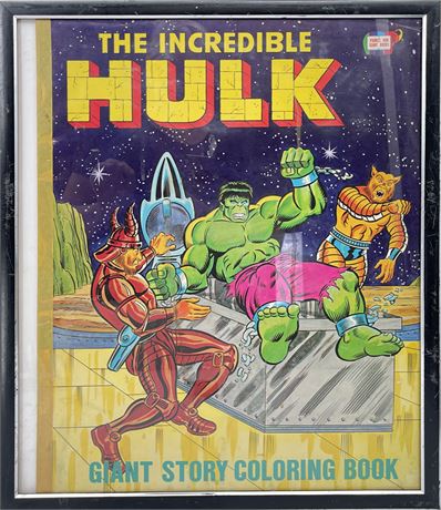 The Incredible Hulk Giant Story Coloring Book