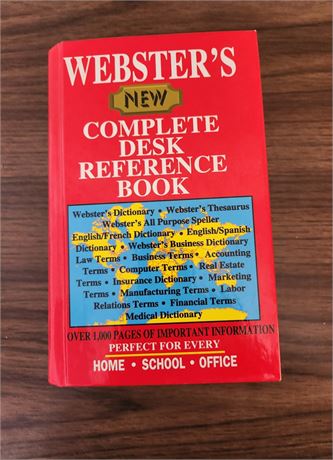 Websters Complete Desk Reference
