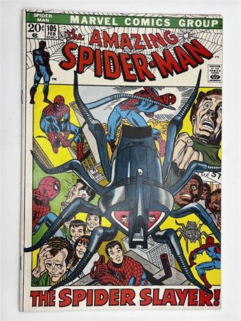 The Amazing Spider-Man #105 Comic Book