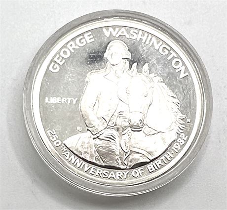 Geroge Washington 25th Anniversary Silver Half Dollar