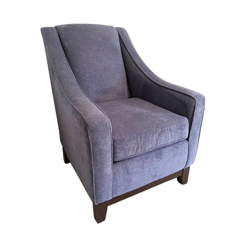 Contemporary Periwinkle Blue Accent Chair From Fish Furniture