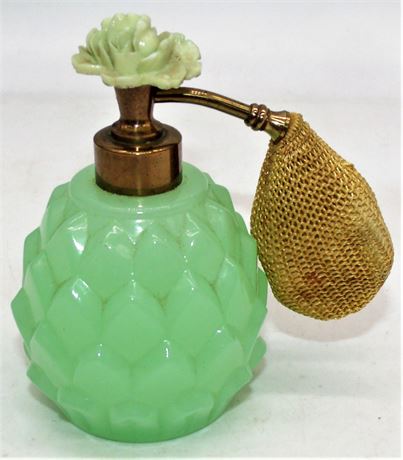 Irice Jadeite glass perfume pineapple