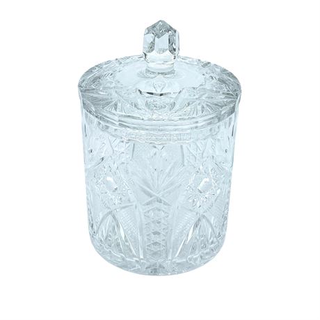 Lead Crystal Biscuit Jar