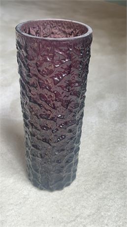 Purple hand made in Portugal Glass