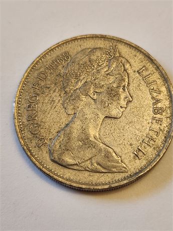 1968 Ten Pence Coin