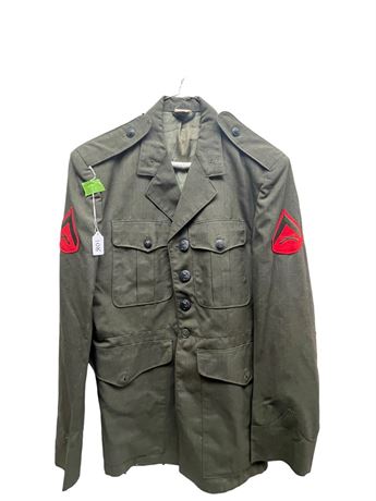Vintage Military Uniform Jacket