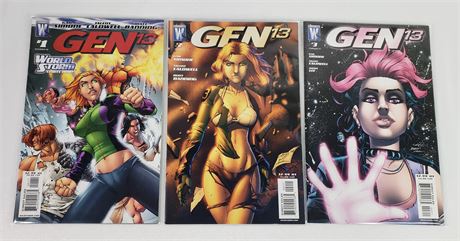Gen 13 Issues 1-3 by Simone, Caldwell, and Banning