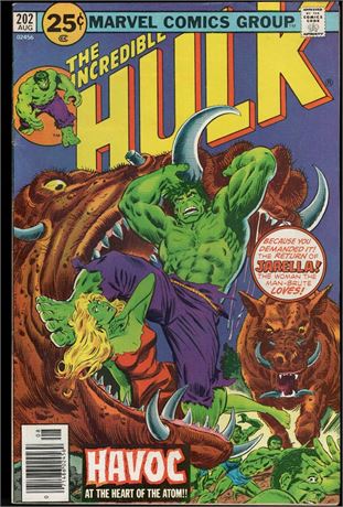 The Incredible HULK #202 Marvel Comics Vol. 1 Comic