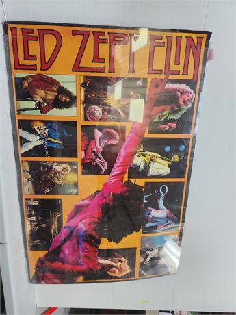 Rust Belt Revival Online Auctions - Led Zeppelin Poster