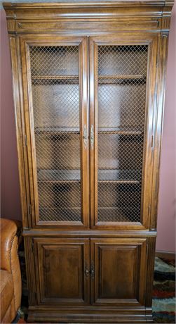 Ethan Allen Lighted Display Cabinet 2