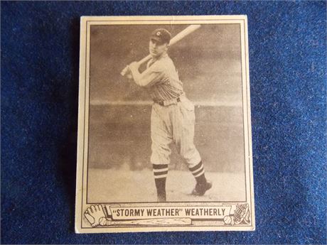 1940 Play Ball #49 Roy Weatherly, Cleveland Indians