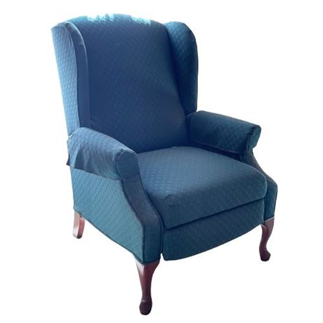 Queen Anne Style Action Industries Reclining Side Chair