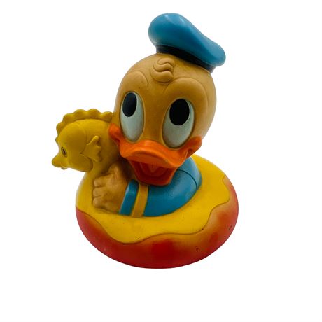 1985 Disney Rubber Donald Duck Bath Toy