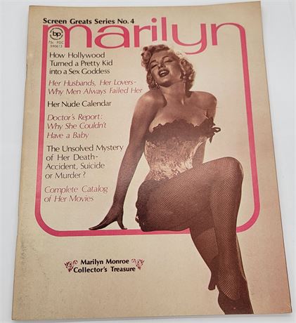 1971 Screen Greats "Marilyn" Magazine