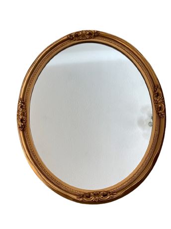 Formal Oval Wall Mirror
