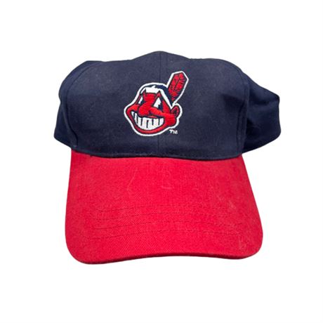 Cleveland Indians "Chief Wahoo" Stricklands Velcro Baseball Hat