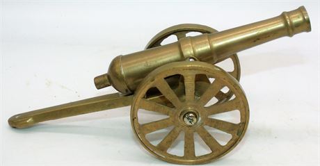 Brass   cannon desk item