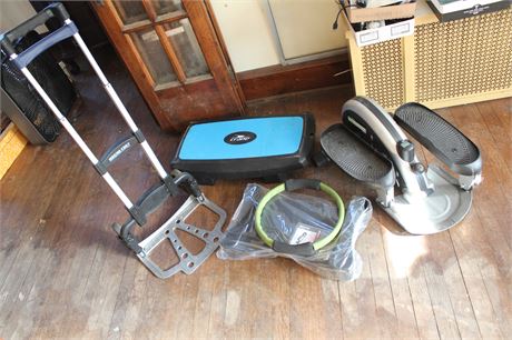 Exercise Lot and Folding Dolly
