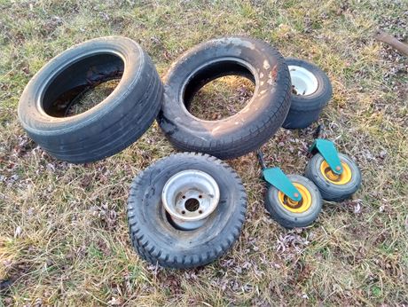Lawn mower deck tires and more