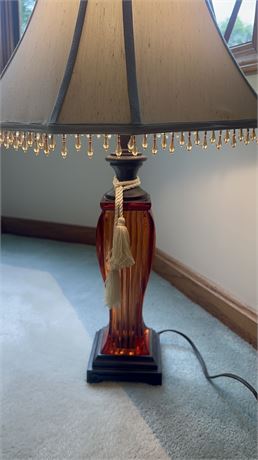 Italian Art Style Glass Lamp