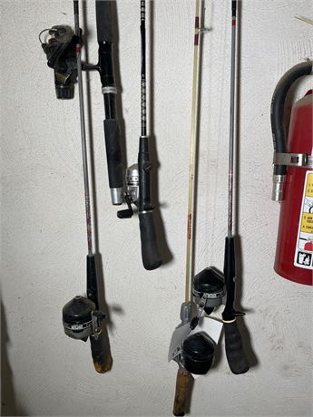 Four Rod and Reel Combos